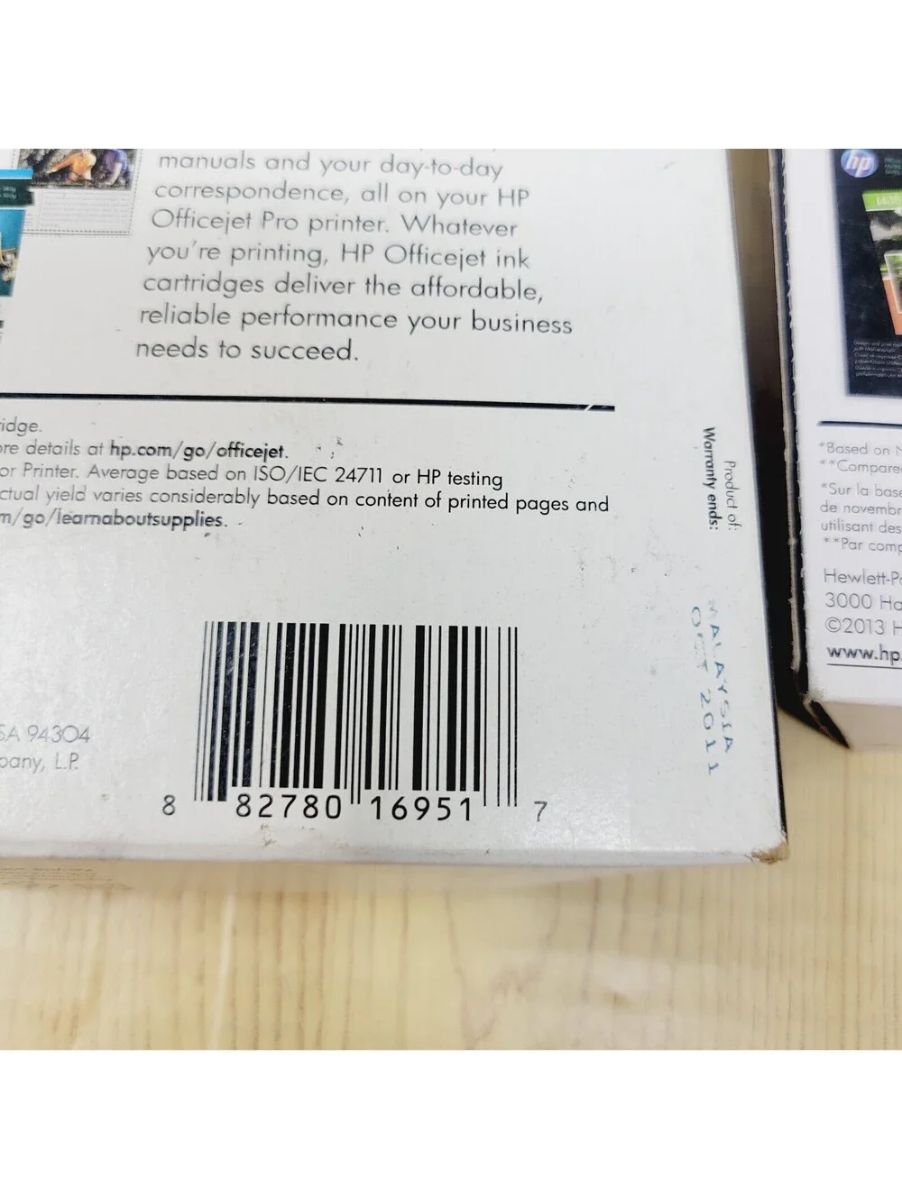 HP OfficeJet 88XL Black Printer Ink Expired Lot of 2